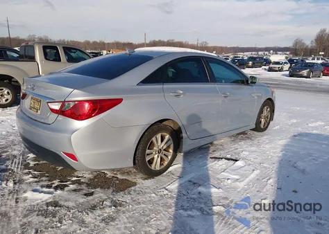 2014 Hyundai Sonata Gls from USA, damaged, VIN 5NPEB4AC7EH836754